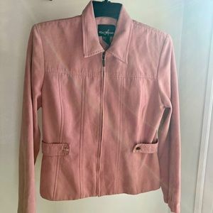 Woman, petite jacket, pink, lovely, soft material